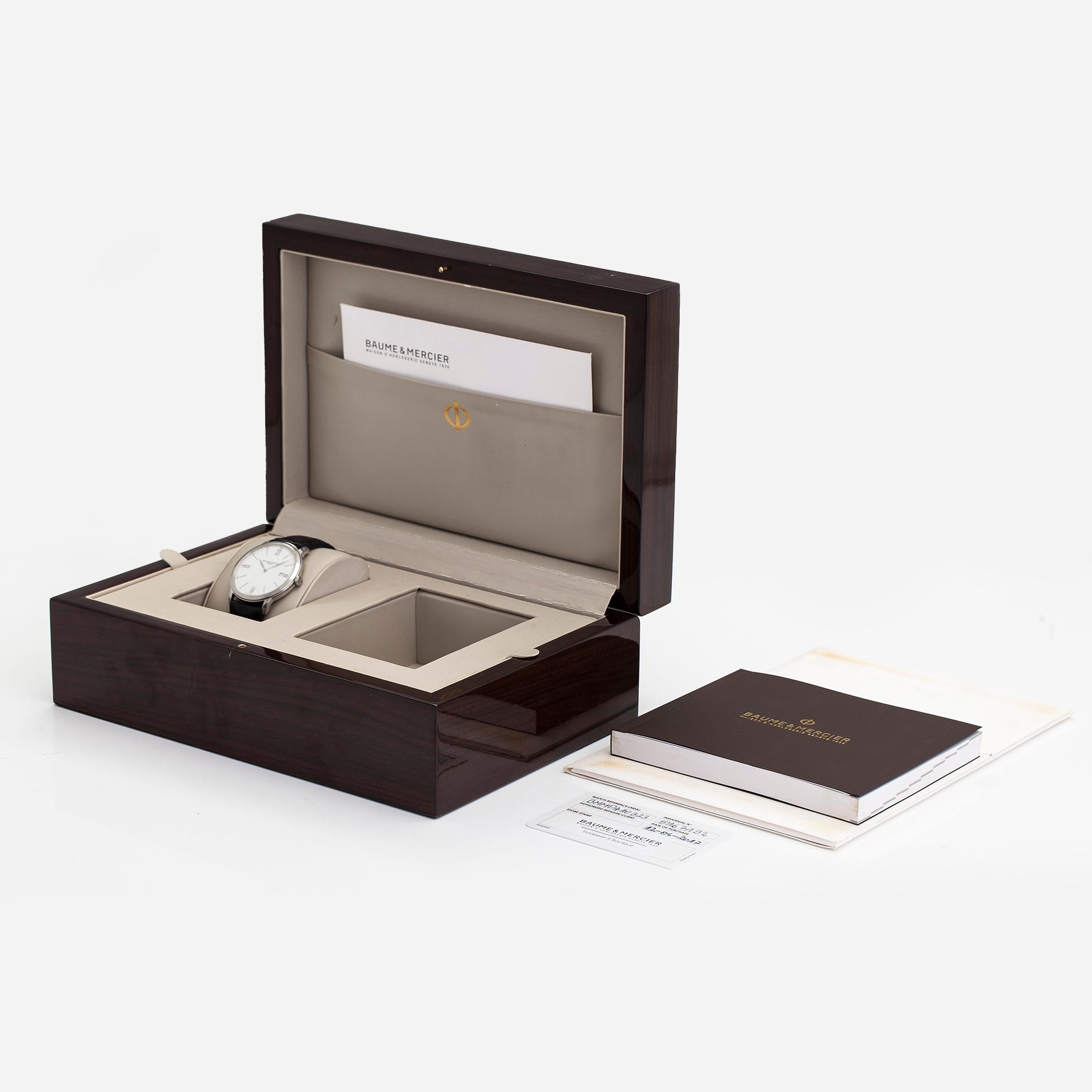 Baume & Mercier, Classima, wristwatch, 40 mm.