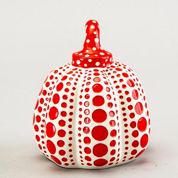 Yayoi Kusama, efter, objekt/multipel, "Pumpkin", utgiven av Benesse Holdings Inc., Naoshima, Japan, 2013.