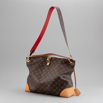 Louis Vuitton, väska, "Berri MM" samt axelrem "Animal MNG Camel".