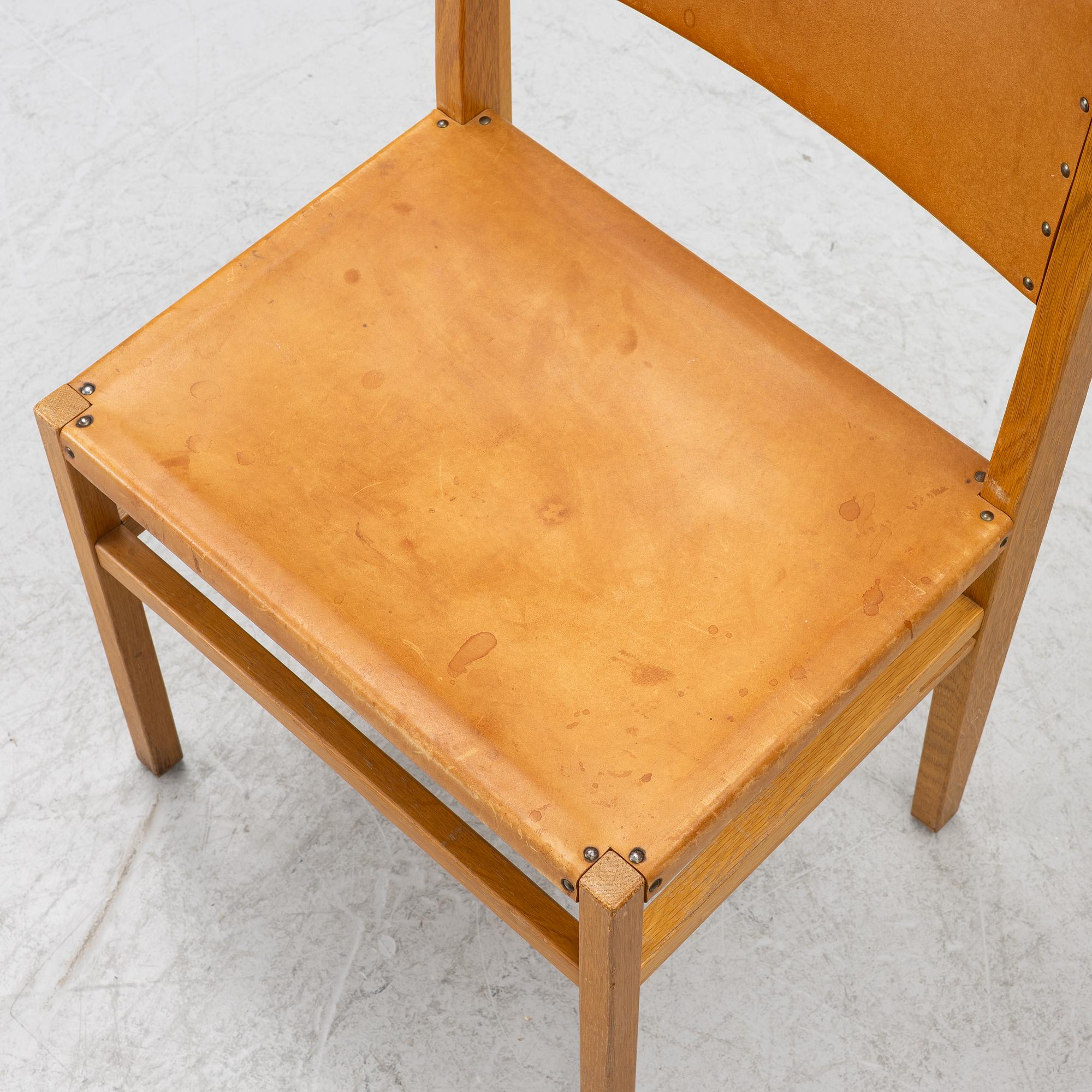 Evert Gentzell, four chairs, 1950's/60's.