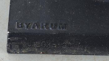 TRÄDGÅRSURNOR, 2 st, sandgjuten aluminium, Byarums Bruk, 1900/2000-tal.