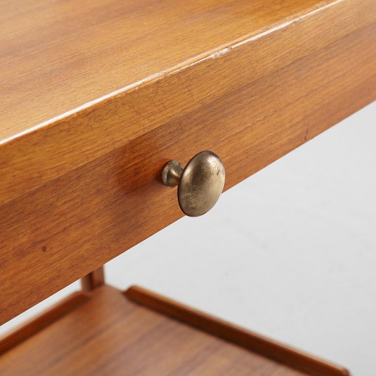 A teak serving trolley, 1950's/60's.