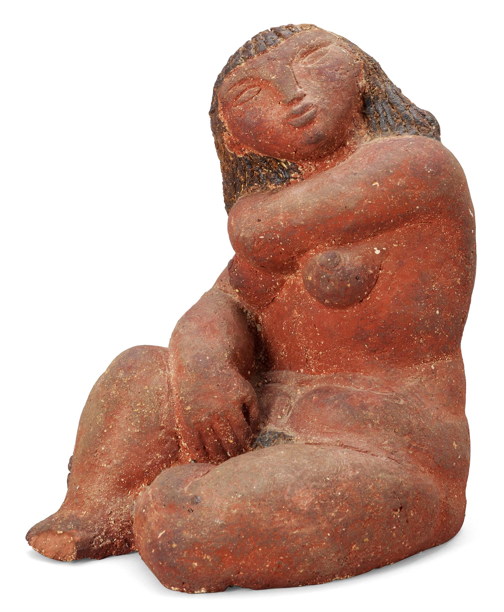 A Stig Lindberg stoneware sculpture, Gustavsberg Studio 1940's.