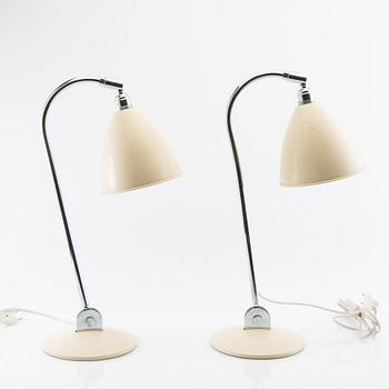 Robert Dudley table lamps, a pair of "Bestlite" for Gubi, late 20th century.