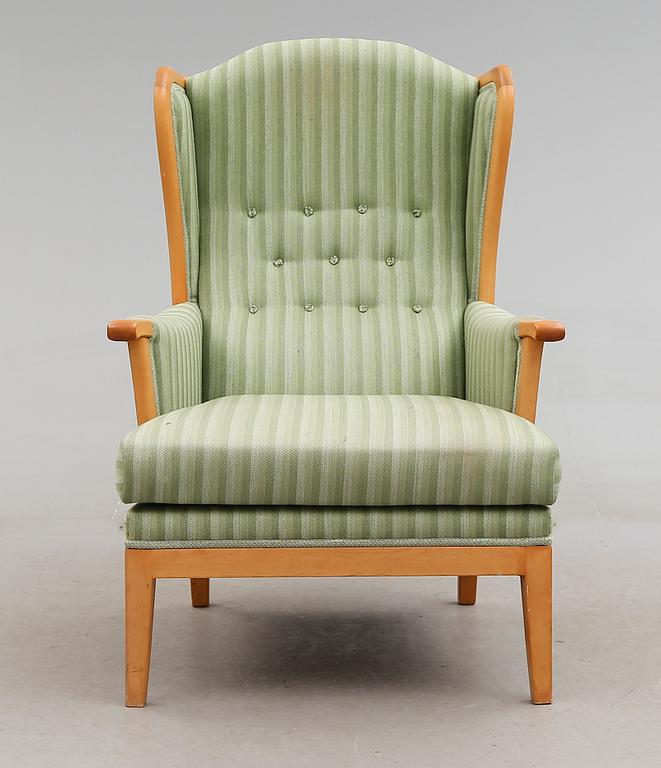 FÅTÖLJ, "Husfadern", Carl Malmsten, O.H. Sjögren, Tranås, 1900-talets andra hälft.