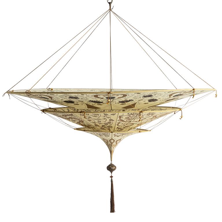 Mariano Fortuny, taklampa, "Scheherazade", Venetia Studium, Venedig, Italien, 2008.