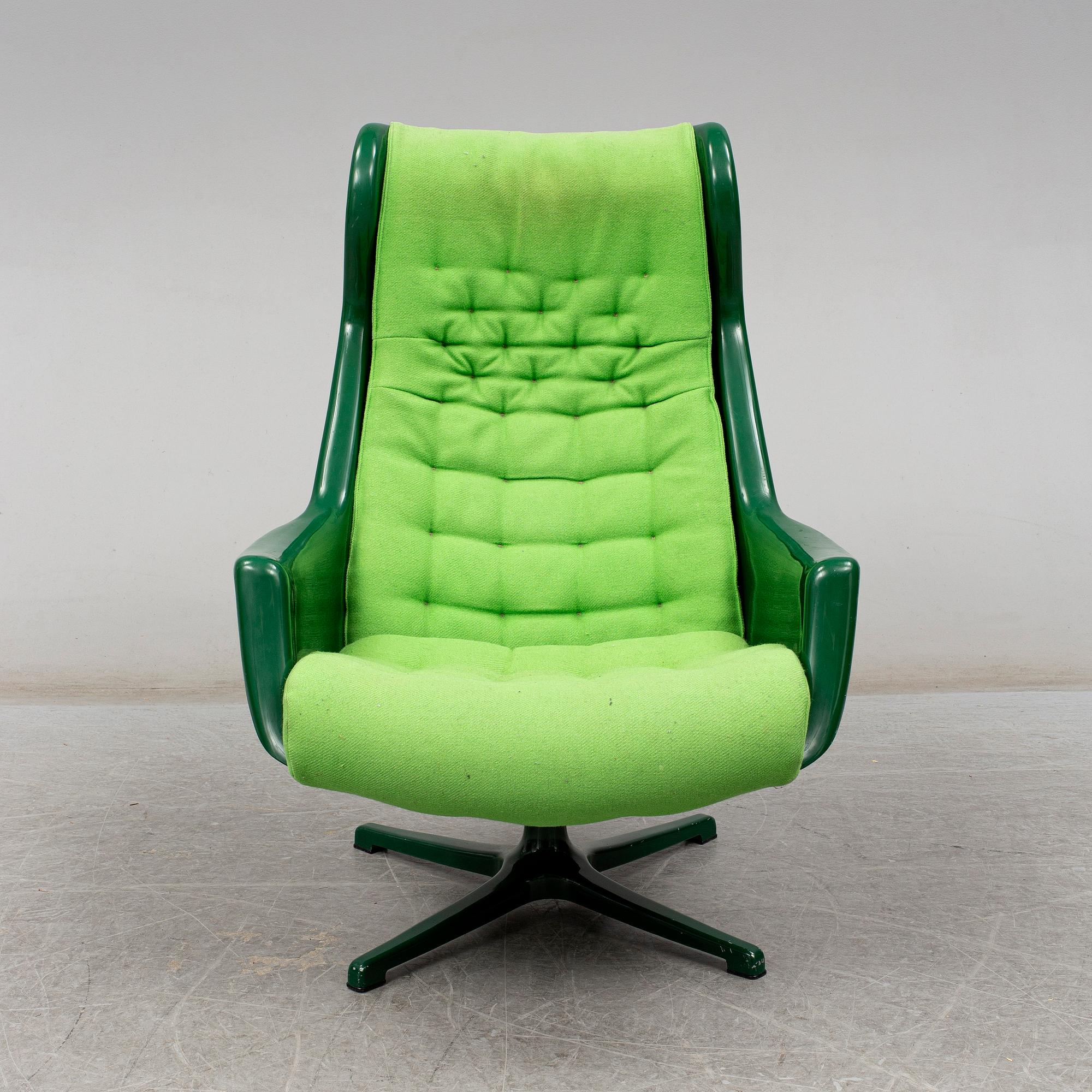 A 'Galaxy' easy chair by Alf Svensson & Yngvar Sandström, Dux, 1970's.
