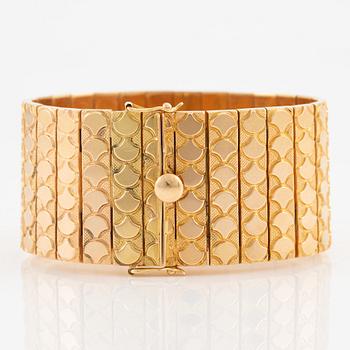 Bracelet, 18K gold, Italy.