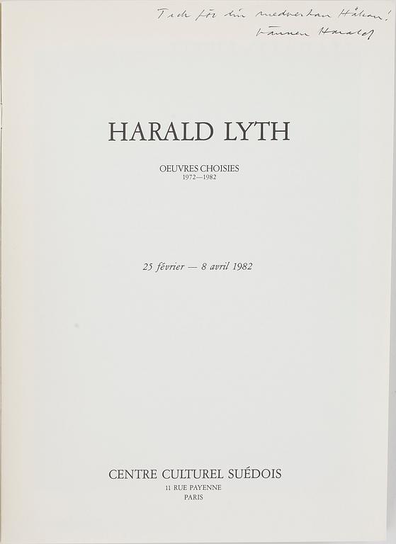 HARALD LYTH, serigrafi, signerad och numrerad 20/90, 1980.