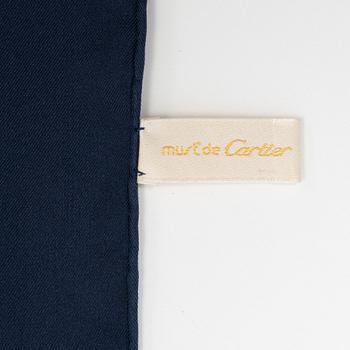 Cartier, a silk scarf.