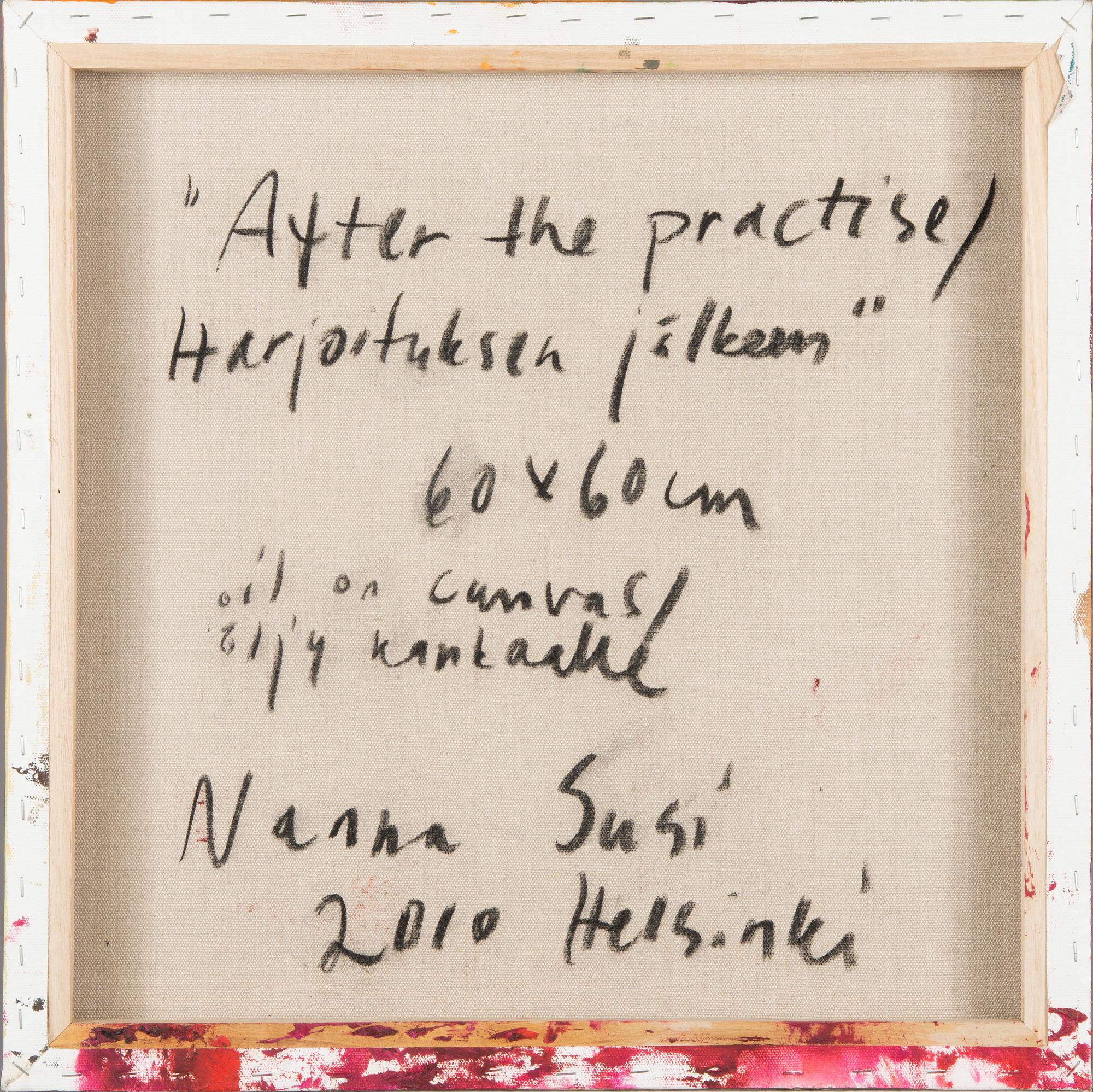 Nanna Susi, öljy kankaalle, signeerattu ja päivätty 2010 a tergo.