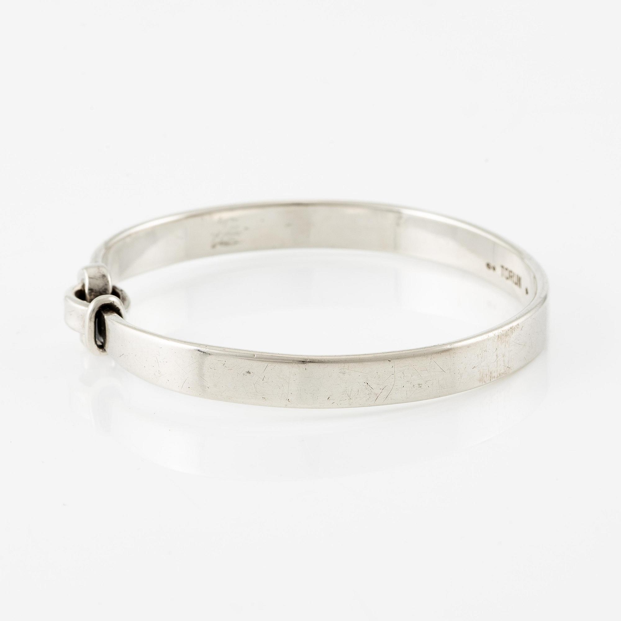 Vivianna Torun Bülow-Hübe, armband, sterlingsilver, Frankrike 1950-tal.