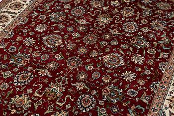 Rug, Tabriz, approx. 310 x 230 cm.