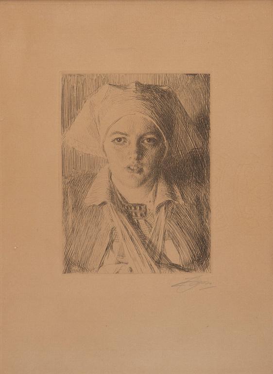 Anders Zorn, "Gulli II".