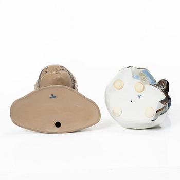 Lladró, figuriner, 2 st, Spanien.