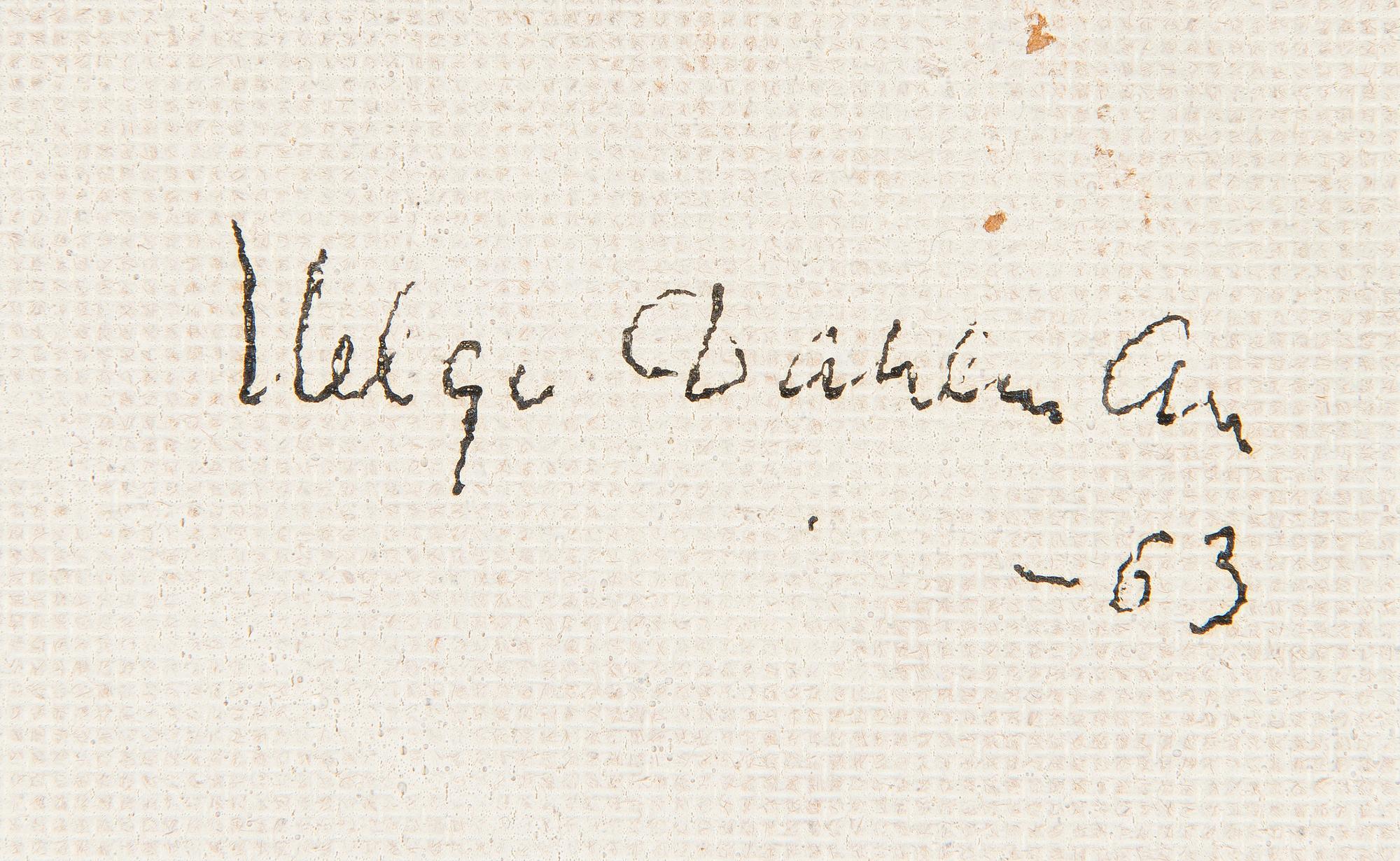 Helge Dahlman, Tyttö vaaleansinisessä.