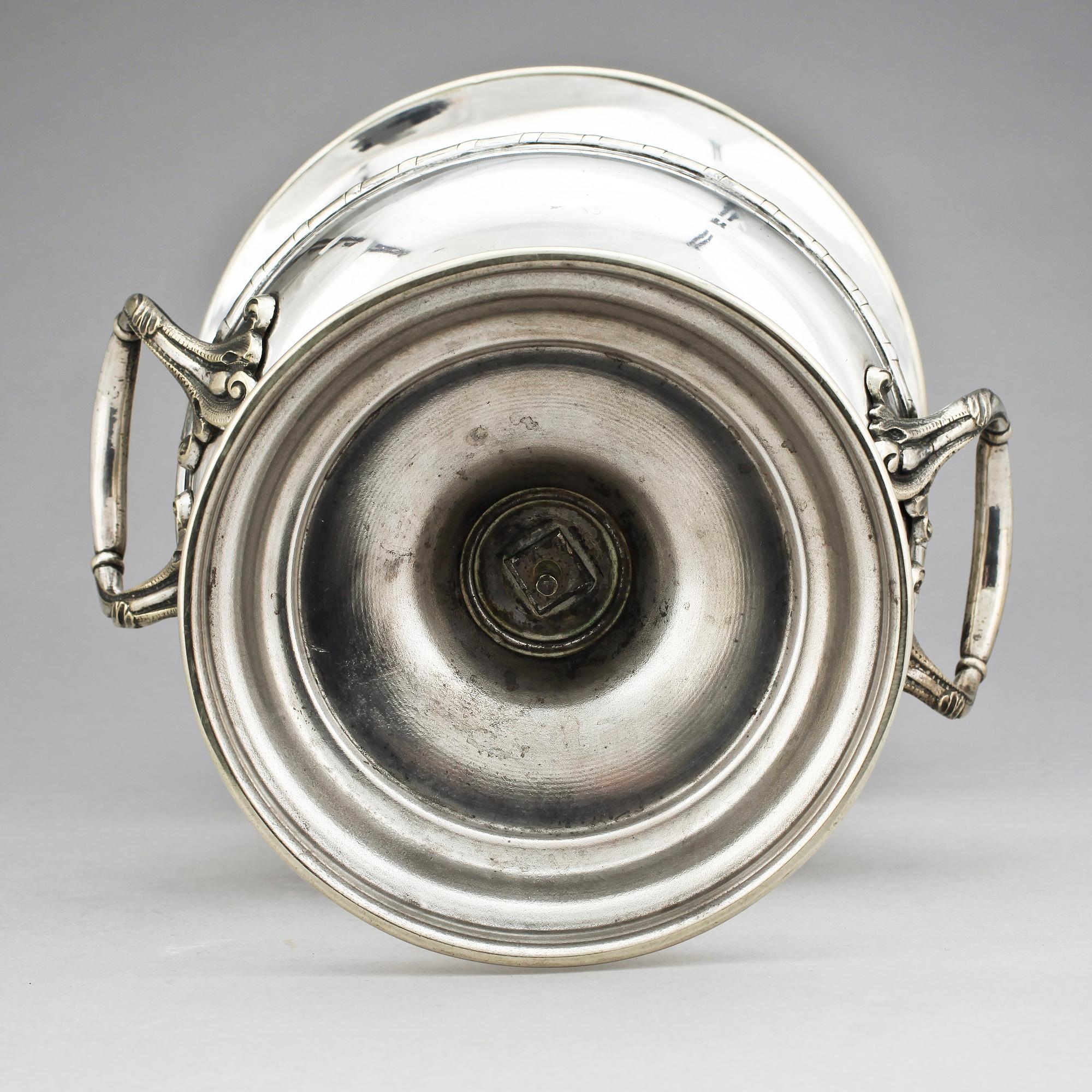 VINKYLARE, nysilver, Carlströms Nysilver Fabrik AB, Stockholm, tidigt 1900-tal.