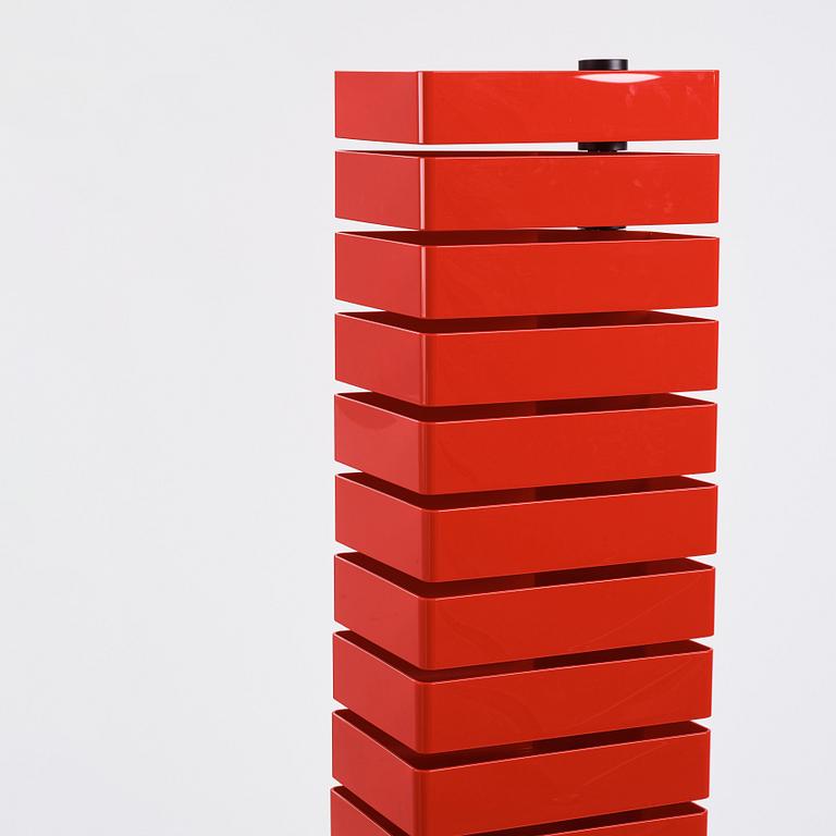 Shiro Kuramata, a cabinet/shelf, 'Revolving Cabinet', Cappellini, Italy post 1970.