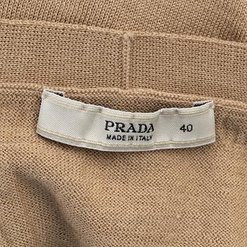 Prada, a wool and silk cardigan, size 40.