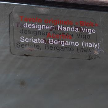 Nanda Vigo, a coffee table, Acerbis, Italy, 1970's.