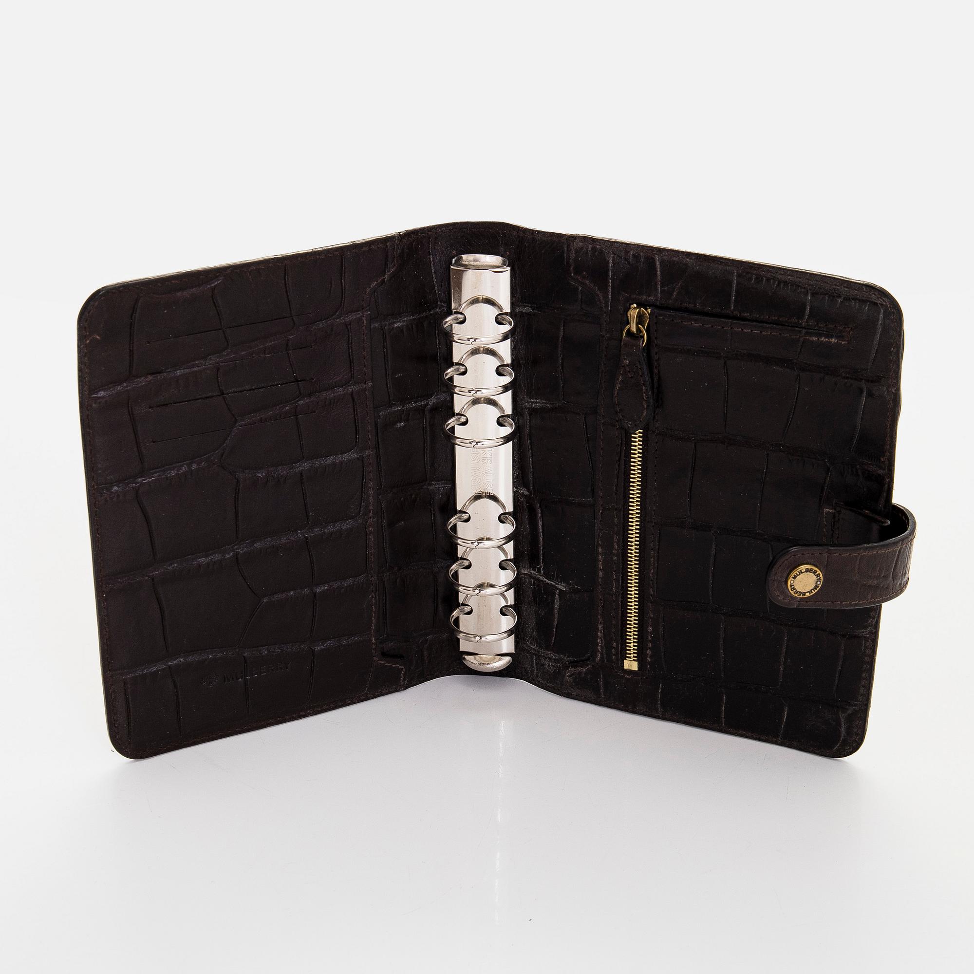 Mulberry, planner cover.