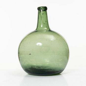 Flaska, glas, 17-1800-tal.