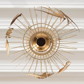 Hans Bergström, a ceiling lamp model "3", ateljé Lyktan, Åhus, 1940s-50s.