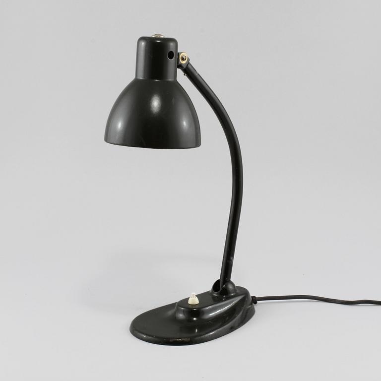 BORDSLAMPA, omkring 1900-talets mitt.