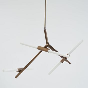 Lindsey Adelman, an "Agnes Chandelier 6" ceiling lamp, Roll and Hill, USA, post 2010.