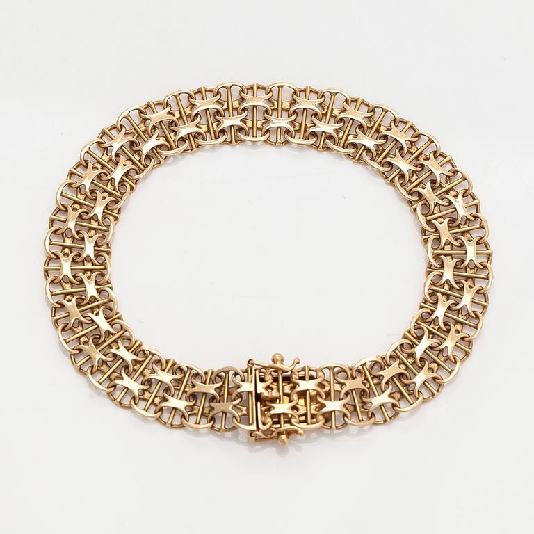 Rannekoru, 14K kultaa, Suomalaiset tuontileimat, Helsinki 1969.