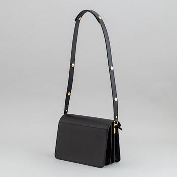 Marni, a black leather 'Trunk' cross body bag, 2019.