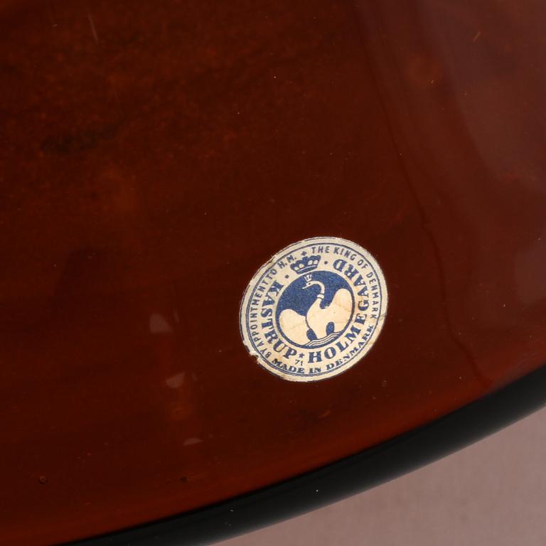 VAS, glas, Otto Brauer, Holmegaard, 1970-tal.