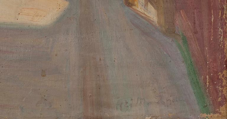 ALI MUNSTERHJELM, olja på duk, sign.