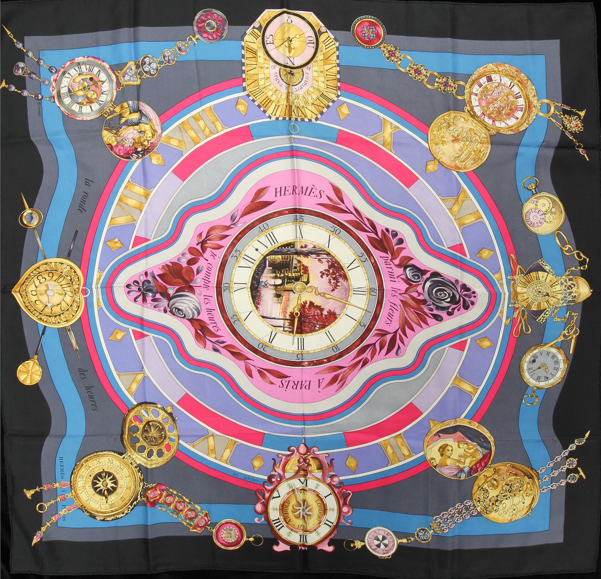 SCARF, "Ronde des heures", Loic Dubigeon, Hermès, Paris.