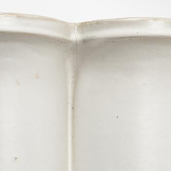 Karin Björquist, a stoneware 'Wave' plant pot, Gustavsberg, 1980's.