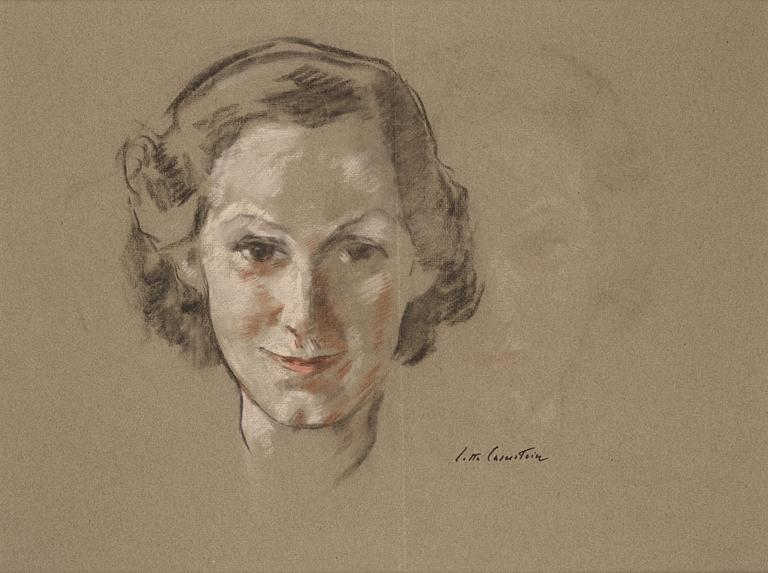 Lotte Laserstein, Portrait of a woman.