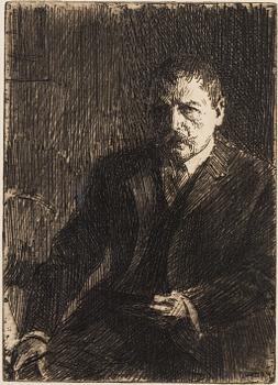 ANDERS ZORN, Etsning, 1904, signerad med blyerts.