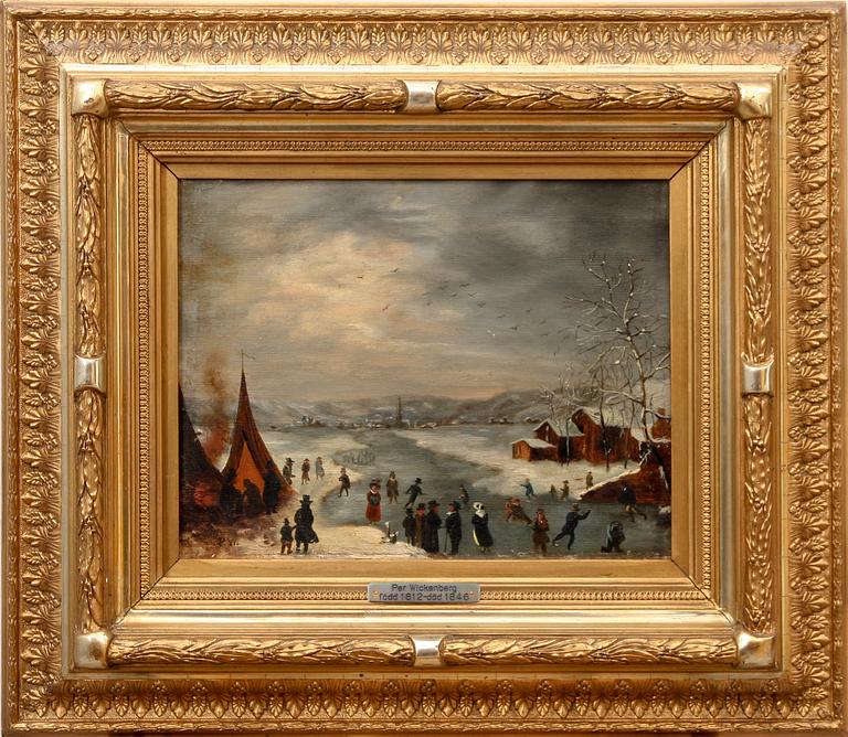 PER WICKENBERG, olja på duk, monogramsign.