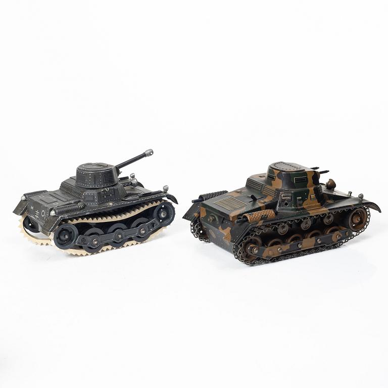 Tipp & Co & Gama, tanks, 2 pcs, Germany, 1940s.