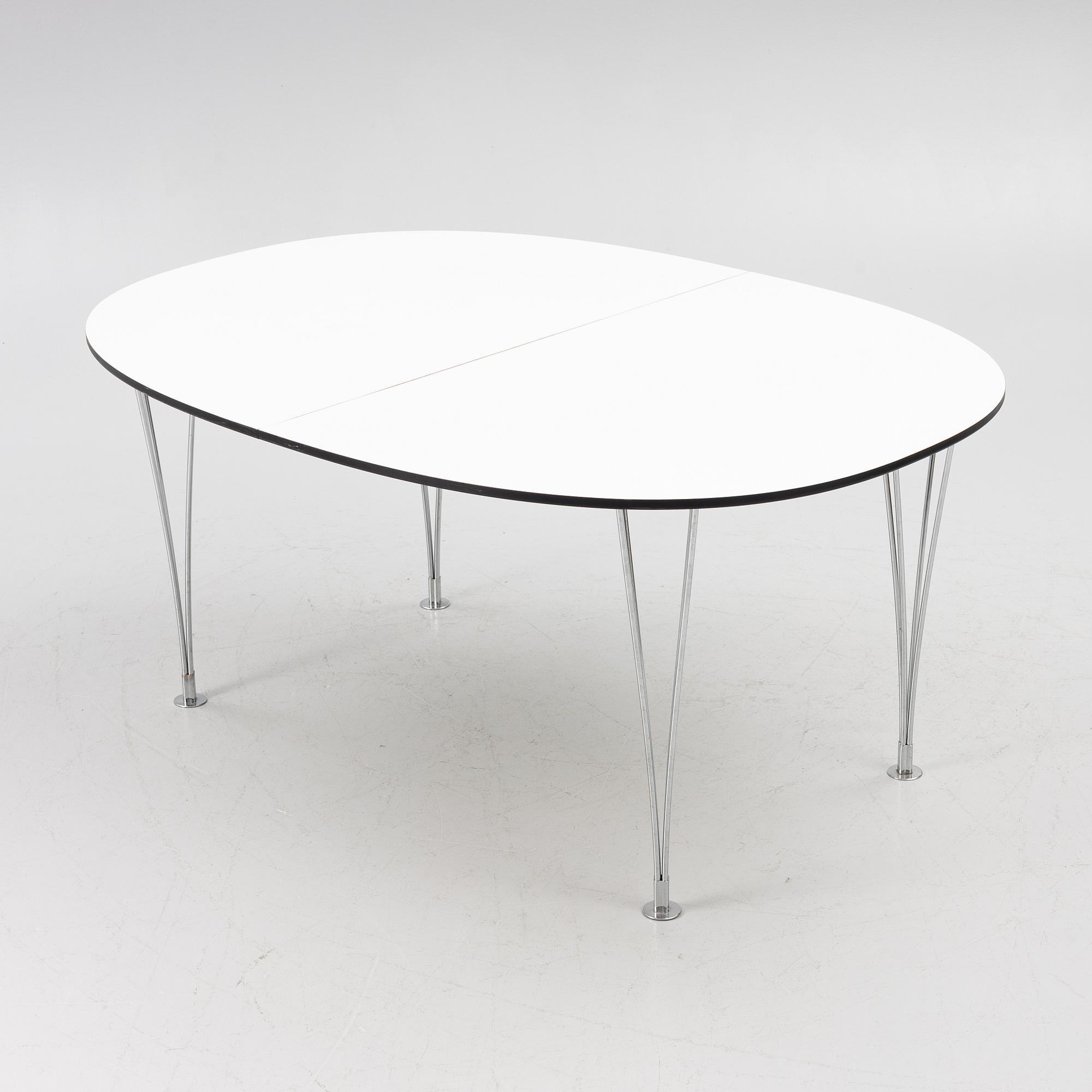 Bruno Mathsson, dining table, "Superellipse",.