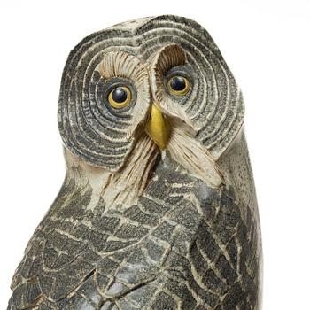 Paul Hoff, Sculpture, "Strix Nebulosa no 636", Rörstrand, 1994.