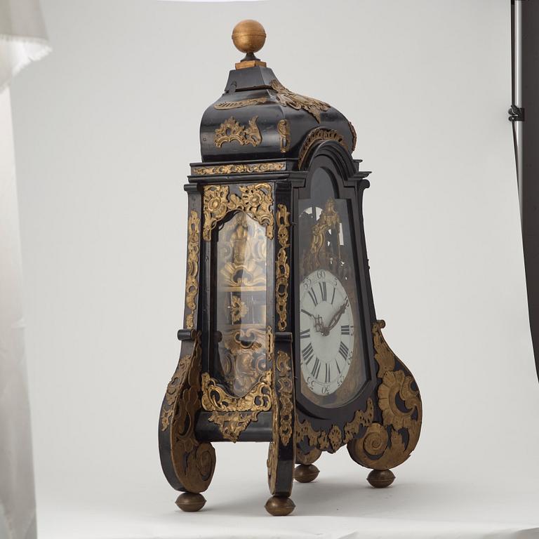 A rococo table clock 18th century.