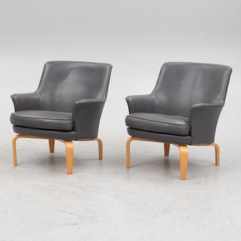 Arne Norell, a pair of 'Pilot' armchairs, Norell Möbel AB.