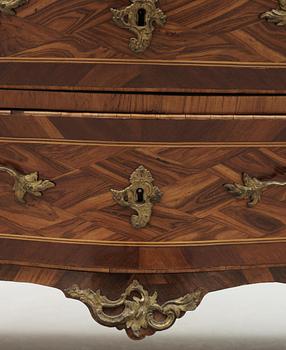 A Swedish Rococo commode by C. Tietze.