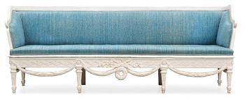 661. A Gustavian late 18th century sofa.