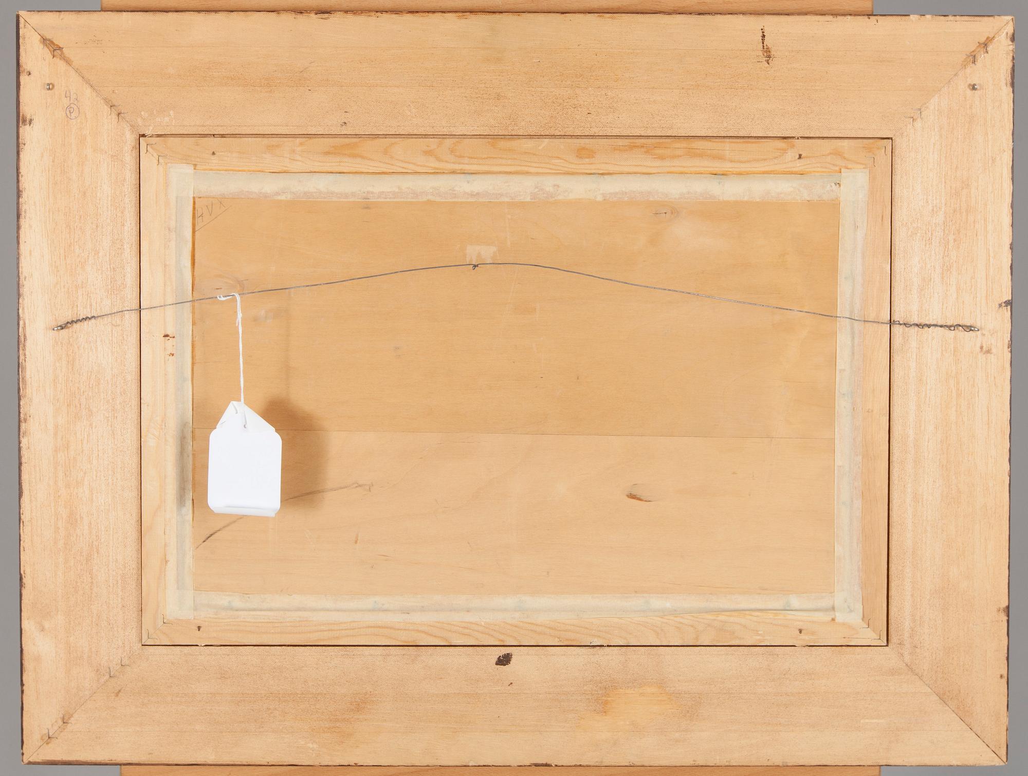 AARNE ALANKO, olja på duk uppfodrad på skiva, signerad och daterad -41.