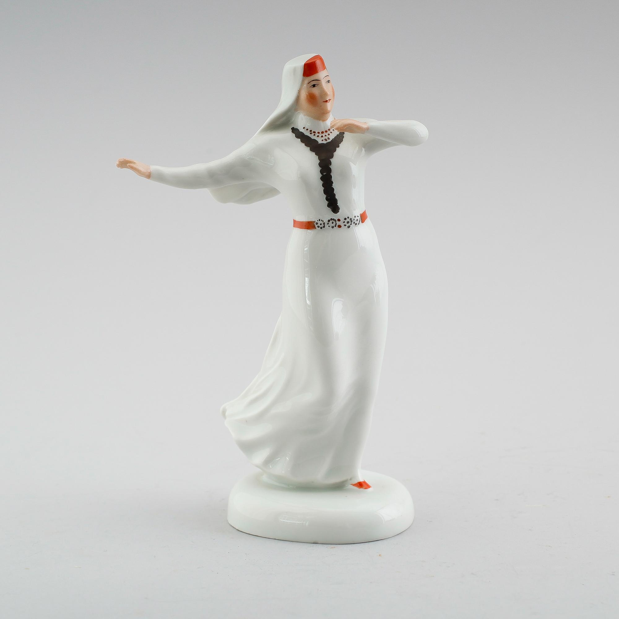 FIGUR, porslin, Ryssland, 1900-talets första hälft.
