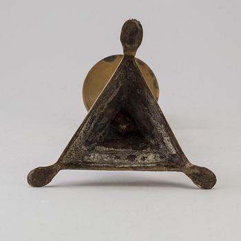 LJUSSTAKE, brons, 1700-tal.