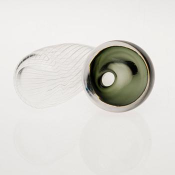 VASER, 2 st, glas, signerade Tapio Wirkkala Iittala.