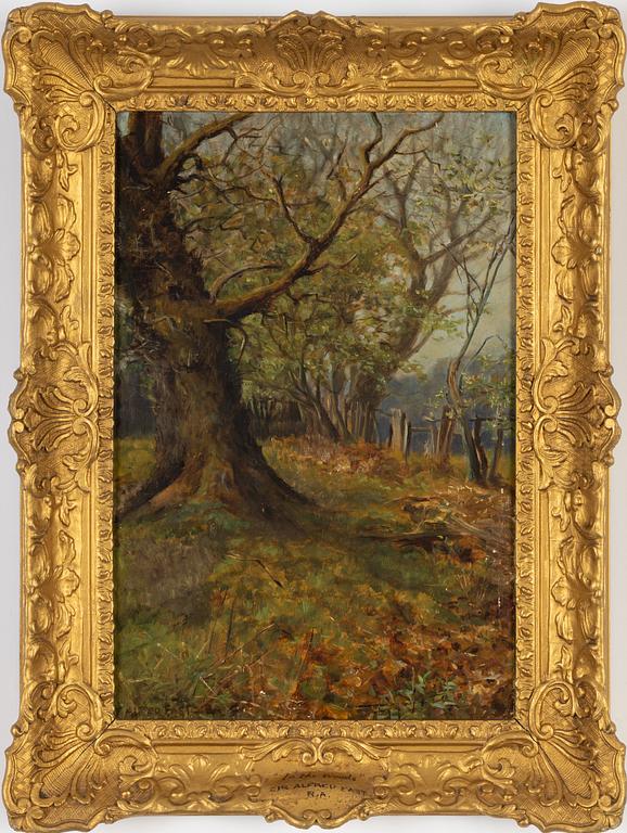 Alfred East, oil on canvas, signed.